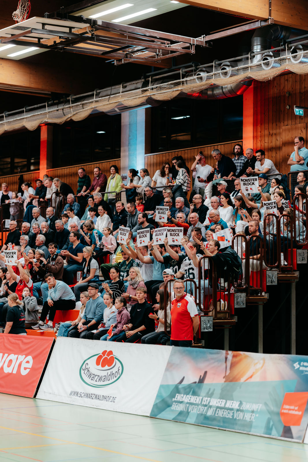 Alles angerichtet für ein Volleyball-Fest  